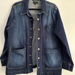 Well Worn Look Indigo Denim Jacket